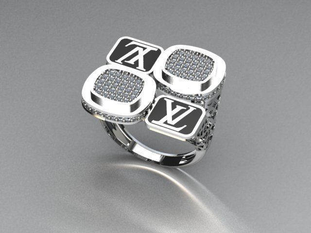 jewelry ring 3D print model_2