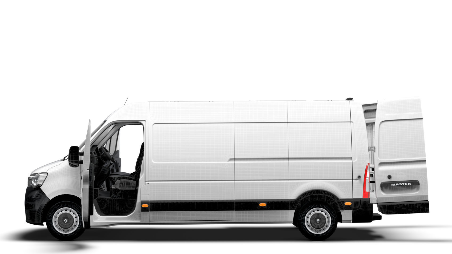 Renault Master Van L3H2 HQInterior 2023 3D model_18