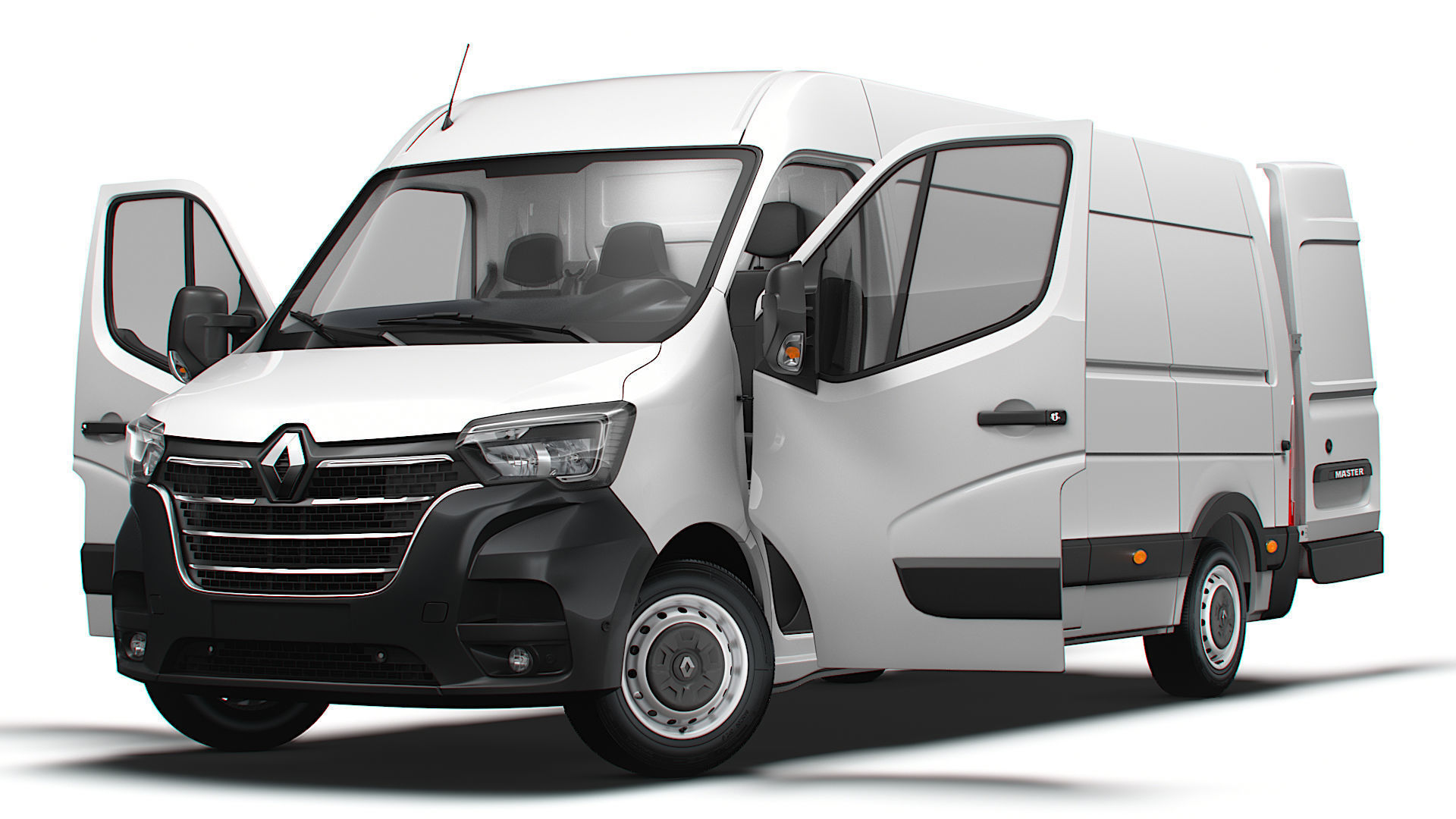 Renault Master Van L3H2 HQInterior 2023 3D model_8