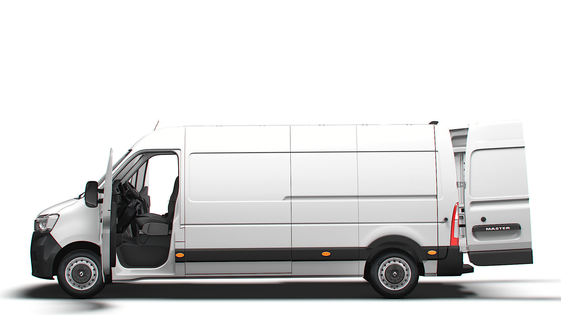 Renault Master Van L3H2 HQInterior 2023 3D model_4