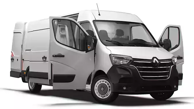 Renault Master Van L3H2 HQInterior 2023 3D model