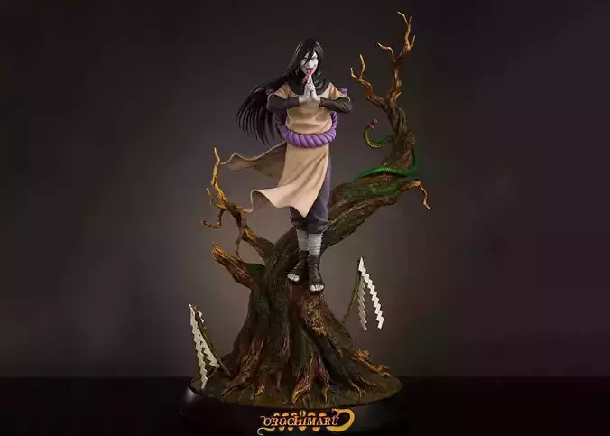 Naruto orochimaru 3D Model Ready to Print 3D print model