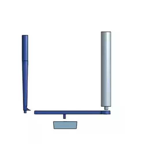 Tapered sprue- bridge- spin trap 3D print model