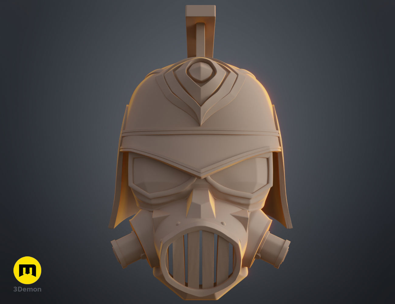 Enforcer mask and helmet - Arcane 3D print model_7