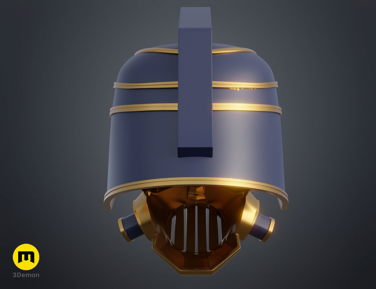 Enforcer mask and helmet - Arcane 3D print model_6