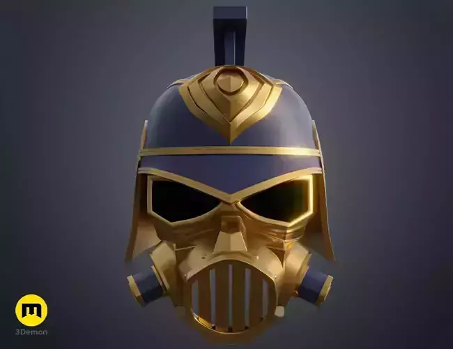 Enforcer mask and helmet - Arcane 3D print model