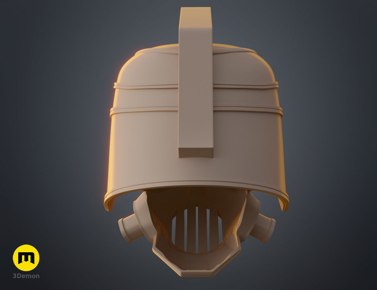 Enforcer mask and helmet - Arcane 3D print model_11