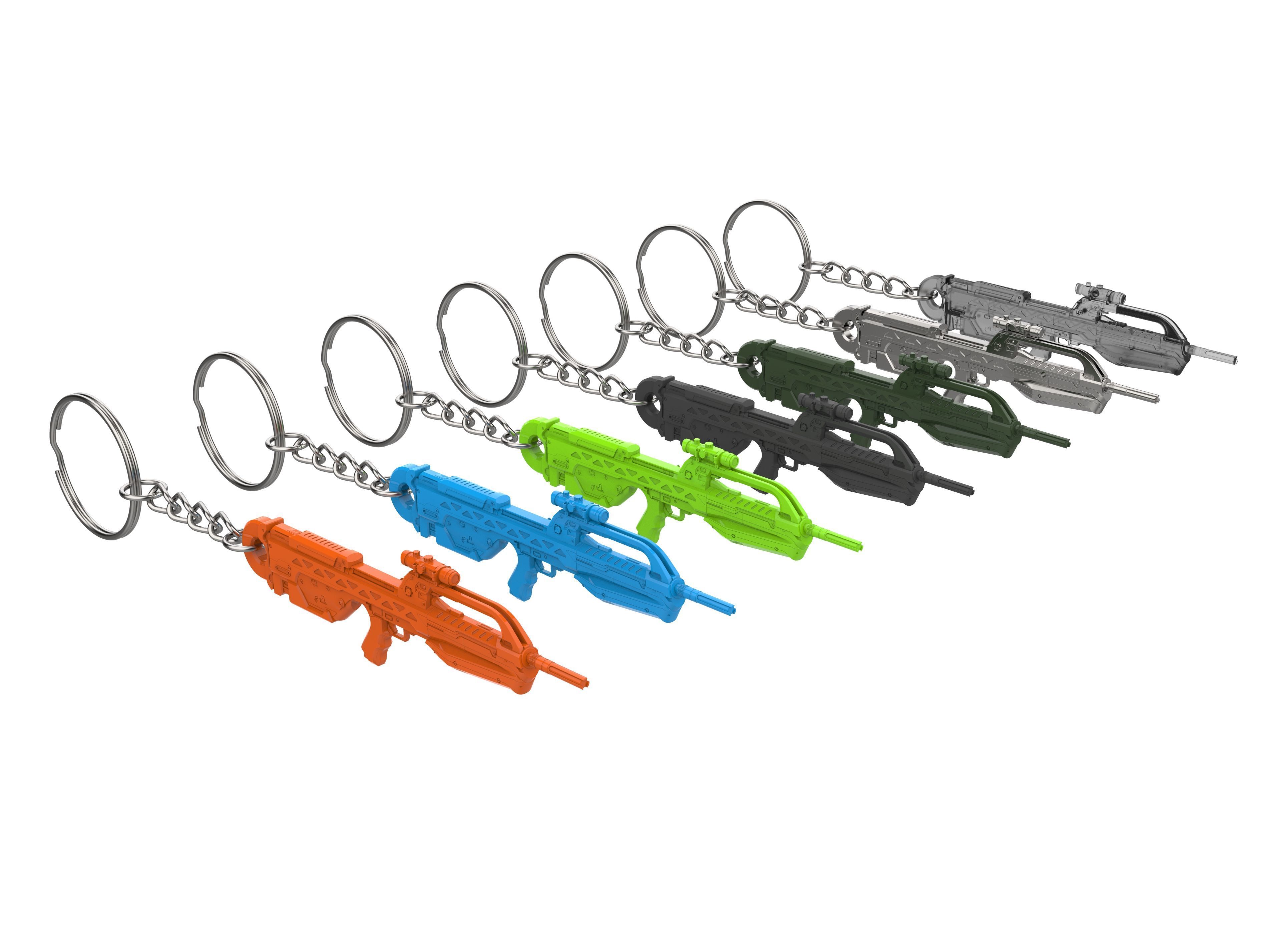 Halo Keychains Bundle - 13 Printable STLs - Commercial Use 3D print model_3