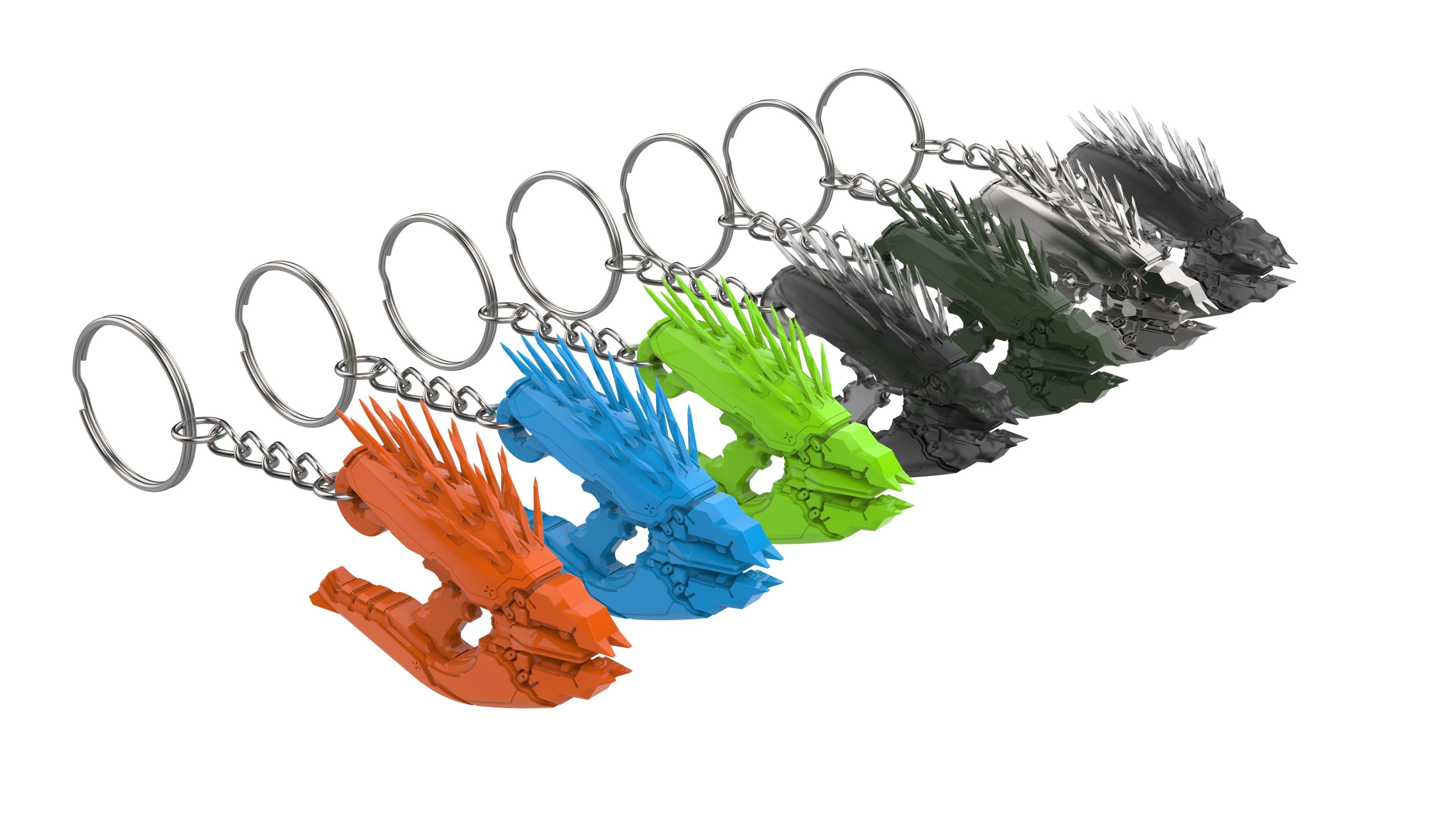 Halo Keychains Bundle - 13 Printable STLs - Commercial Use 3D print model_34
