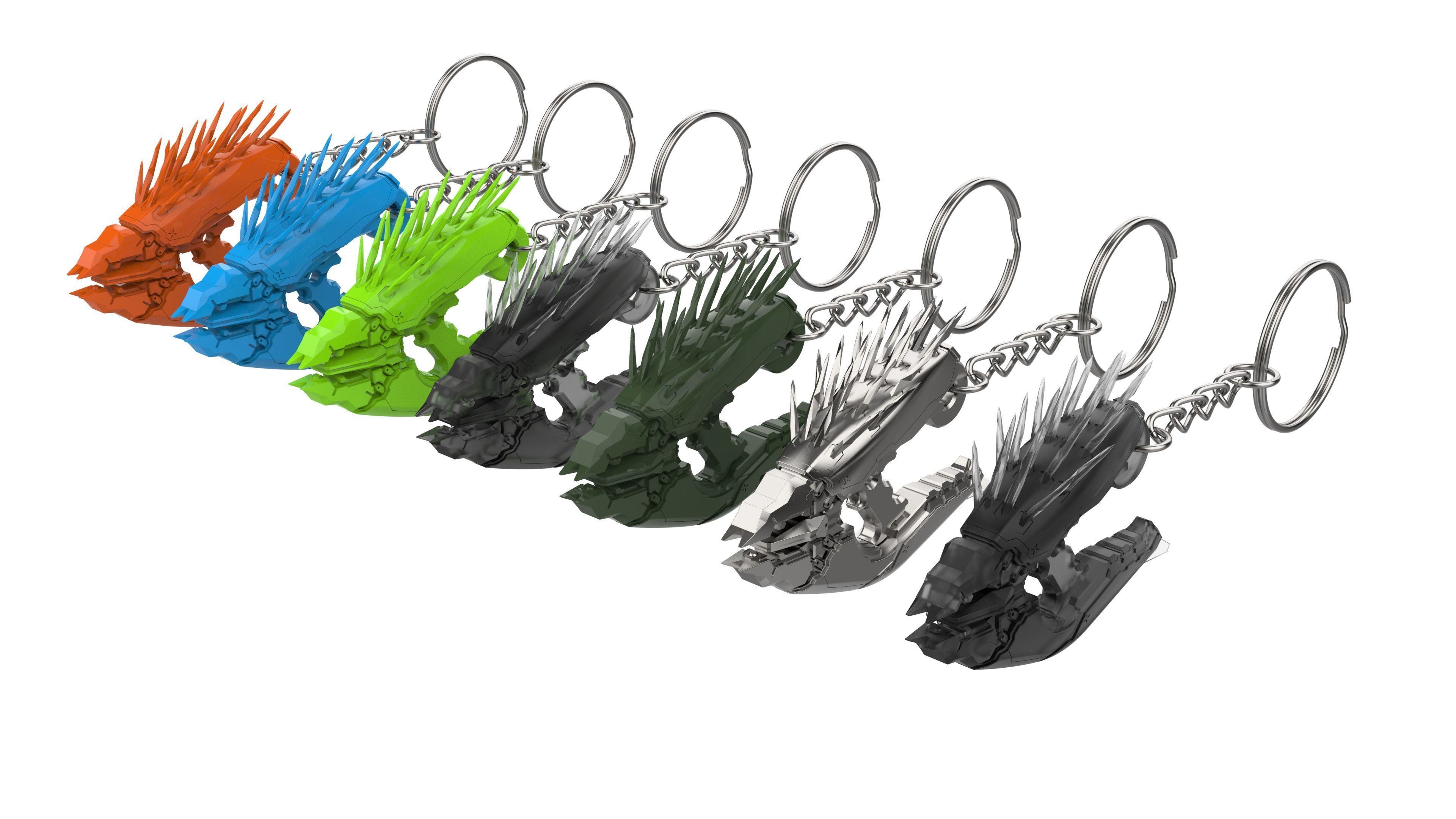 Halo Keychains Bundle - 13 Printable STLs - Commercial Use 3D print model_33