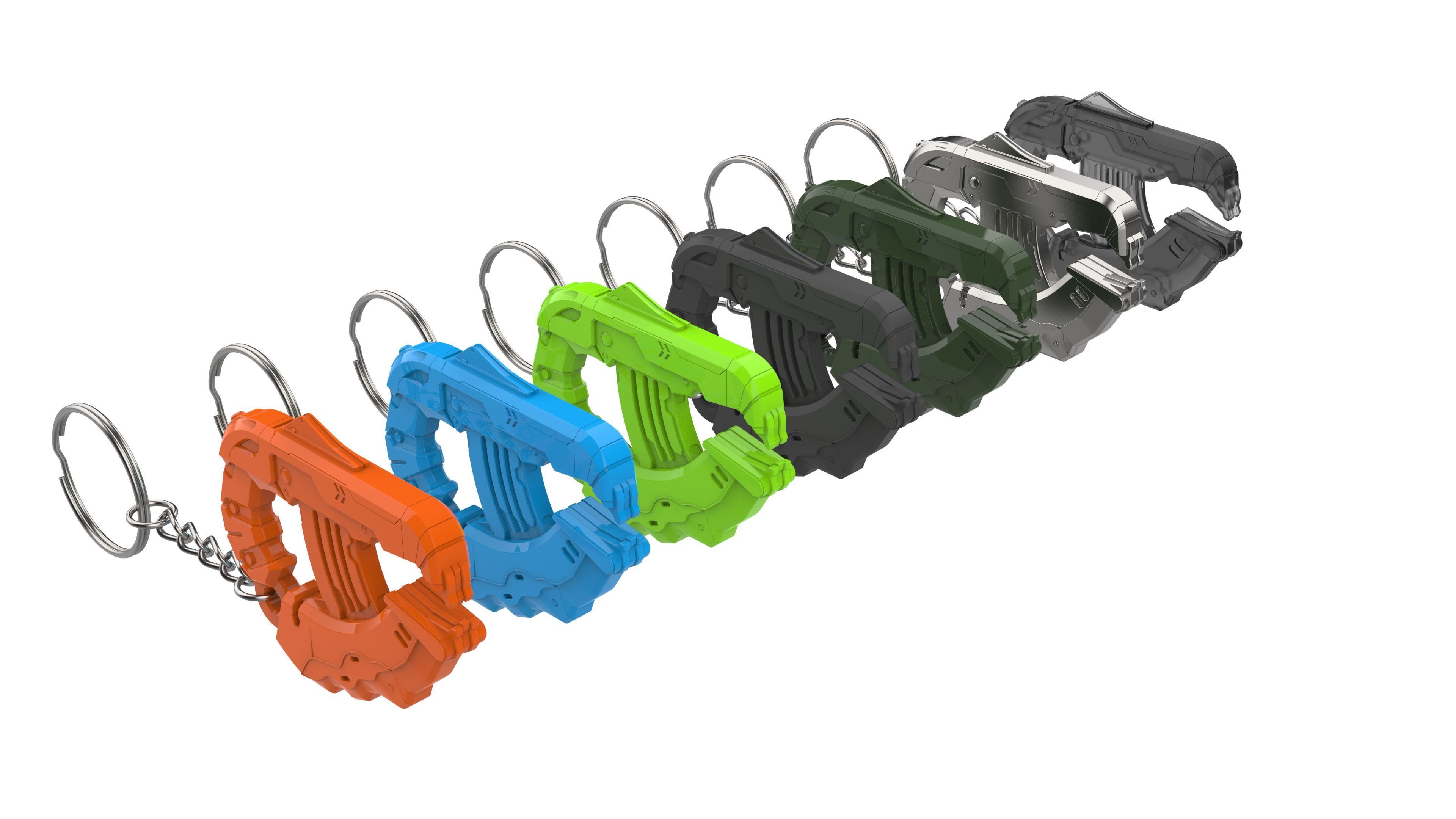 Halo Keychains Bundle - 13 Printable STLs - Commercial Use 3D print model_36