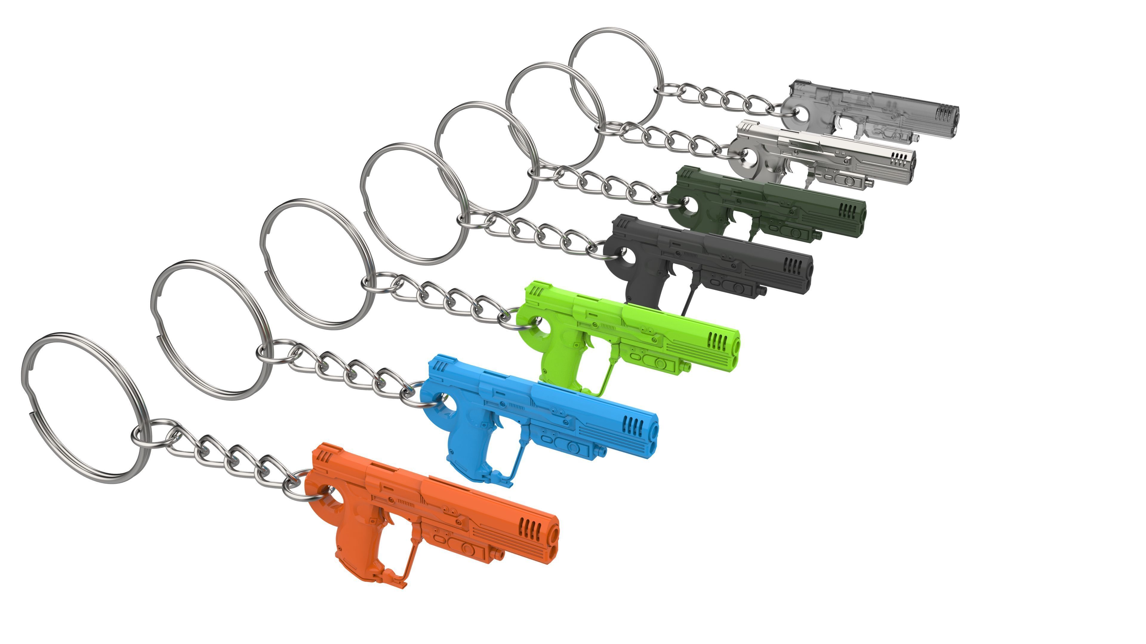 Halo Keychains Bundle - 13 Printable STLs - Commercial Use 3D print model_21