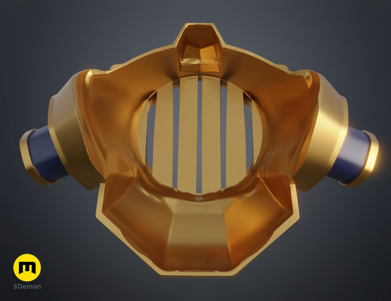 Jinx gas mask - Arcane 3D print model_8