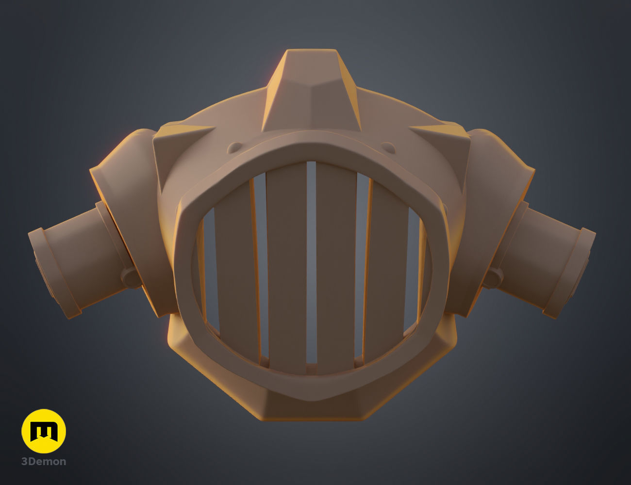 Jinx gas mask - Arcane 3D print model_10