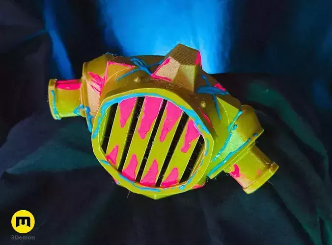 Jinx gas mask - Arcane 3D print model Jinx gas mask - Arcane 3D print model