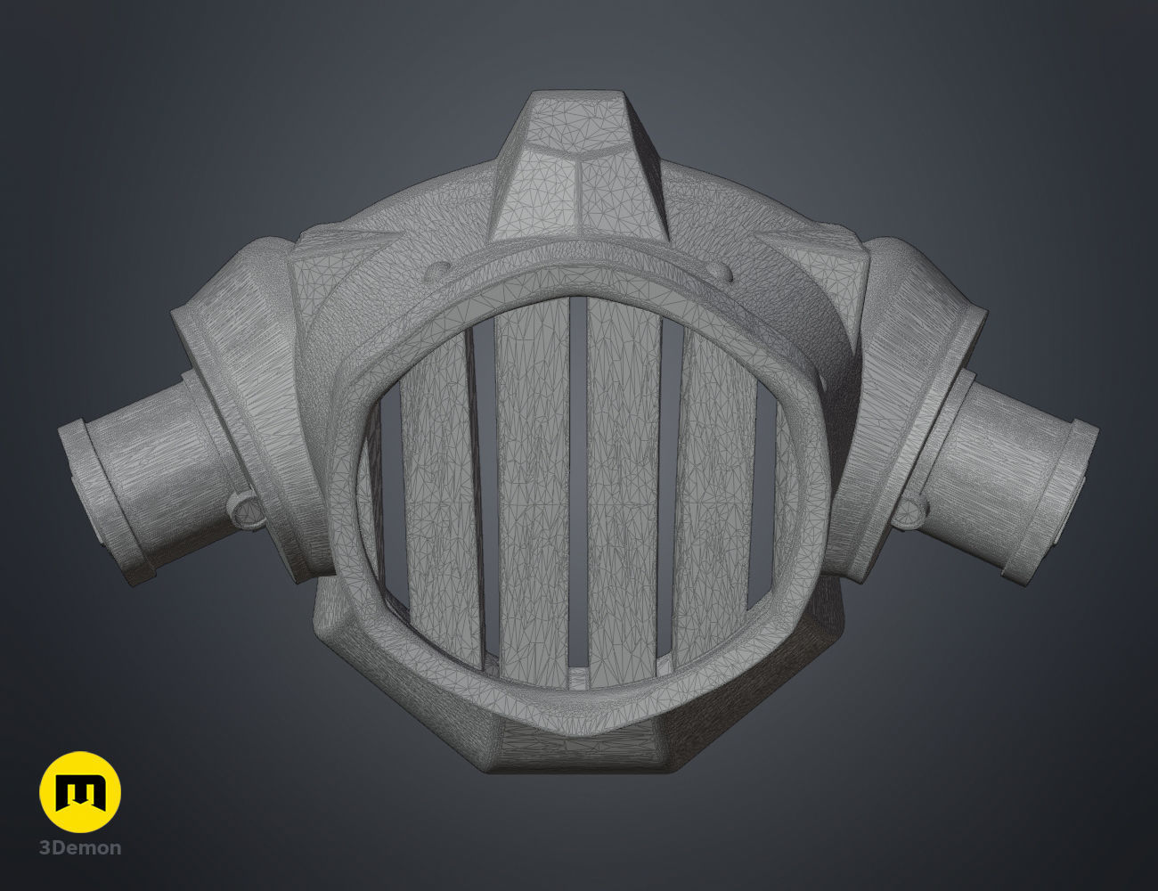 Jinx gas mask - Arcane 3D print model_13