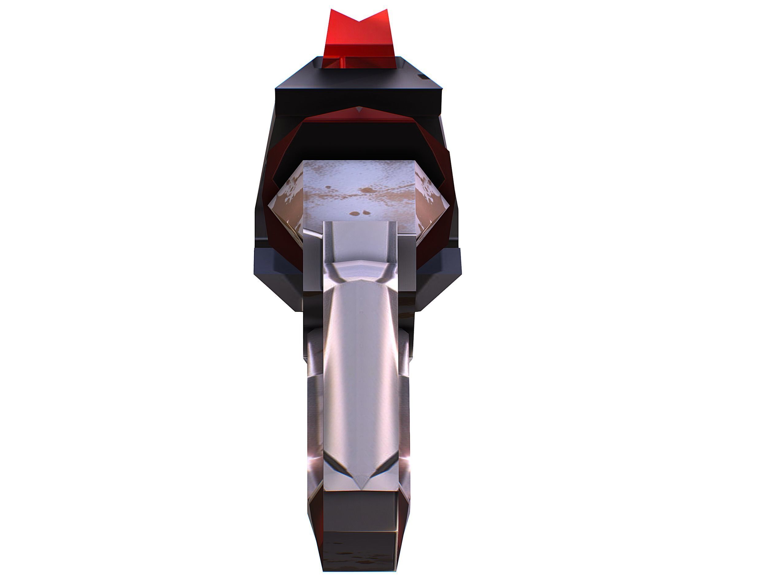 Cartoon Sci-Fi Cyborg Drone Heavy Sniper Low-poly 3D model_44