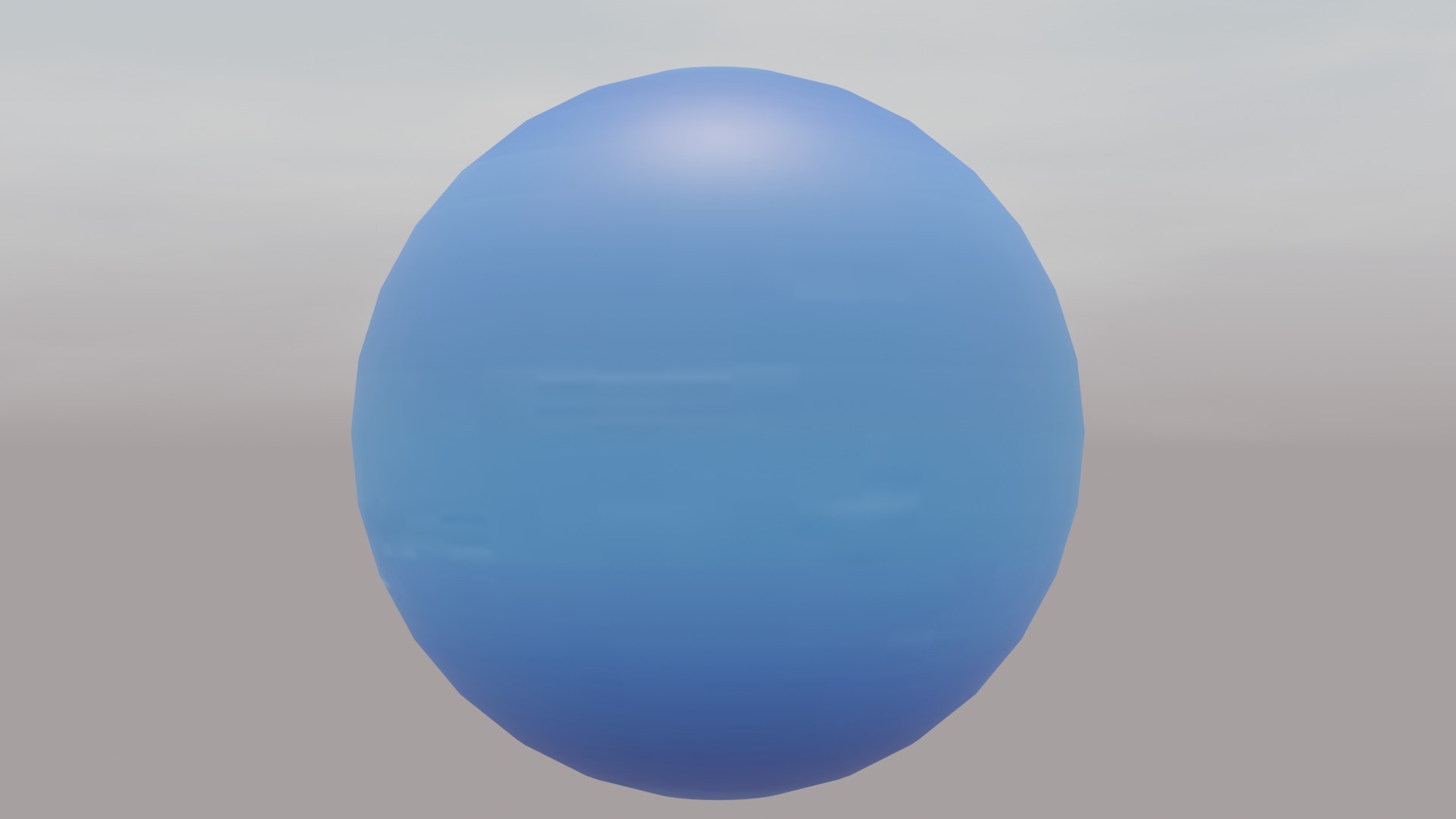 Neptune Low-poly 3D model_1