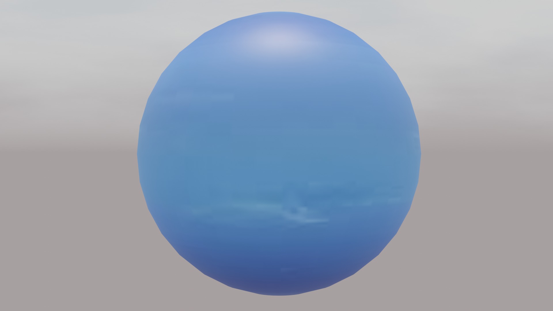 Neptune Low-poly 3D model_2