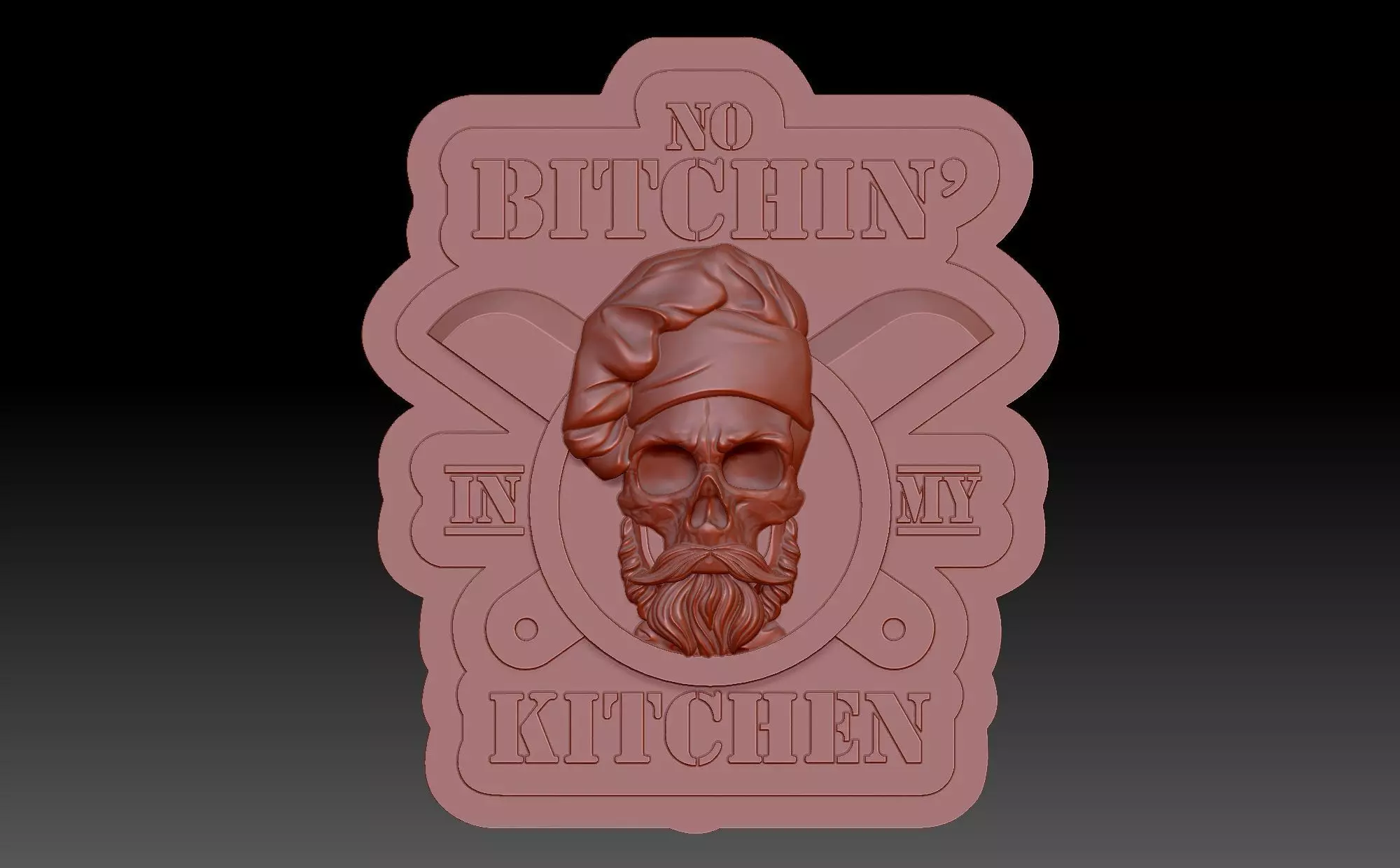 Bitchin kitchen 3D print model