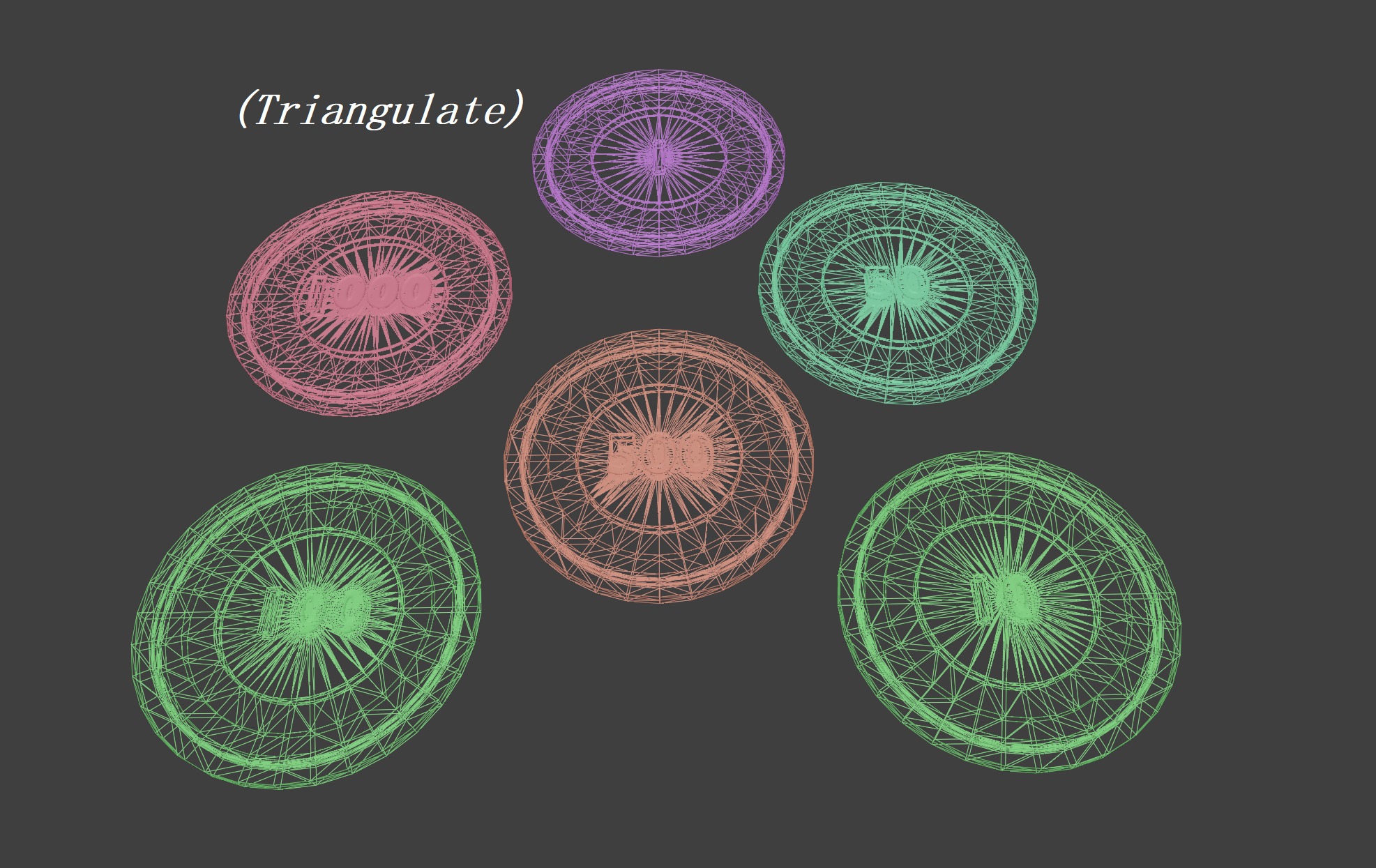 Casino Chips 3D model_8