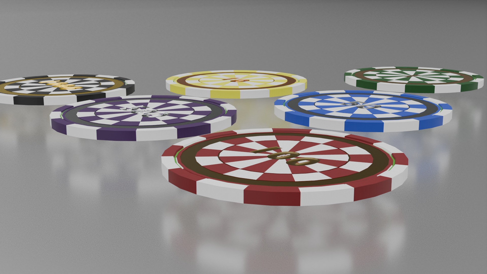 Casino Chips 3D model_1