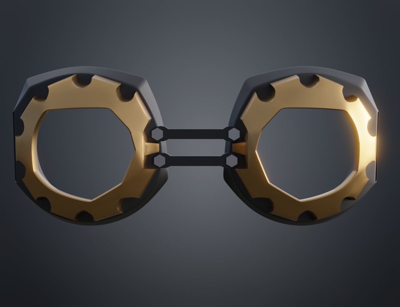Vi Goggles - Arcane 3D print model_1