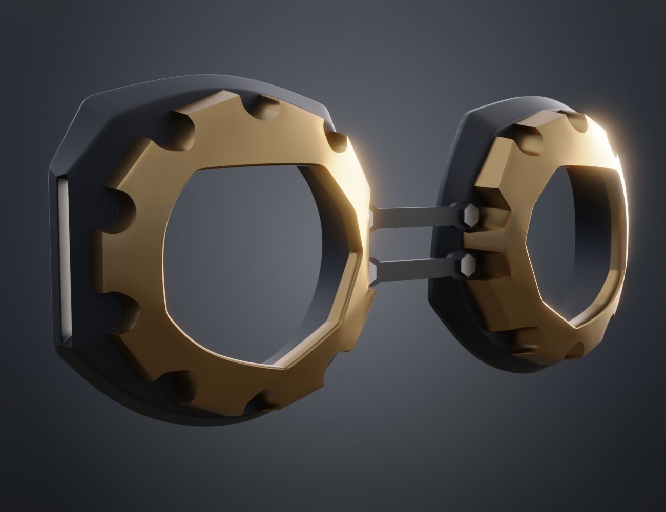 Vi Goggles - Arcane 3D print model_3