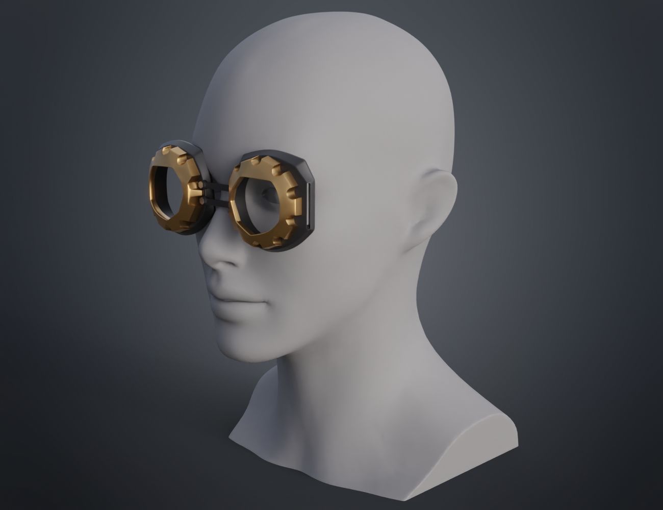 Vi Goggles - Arcane 3D print model_2
