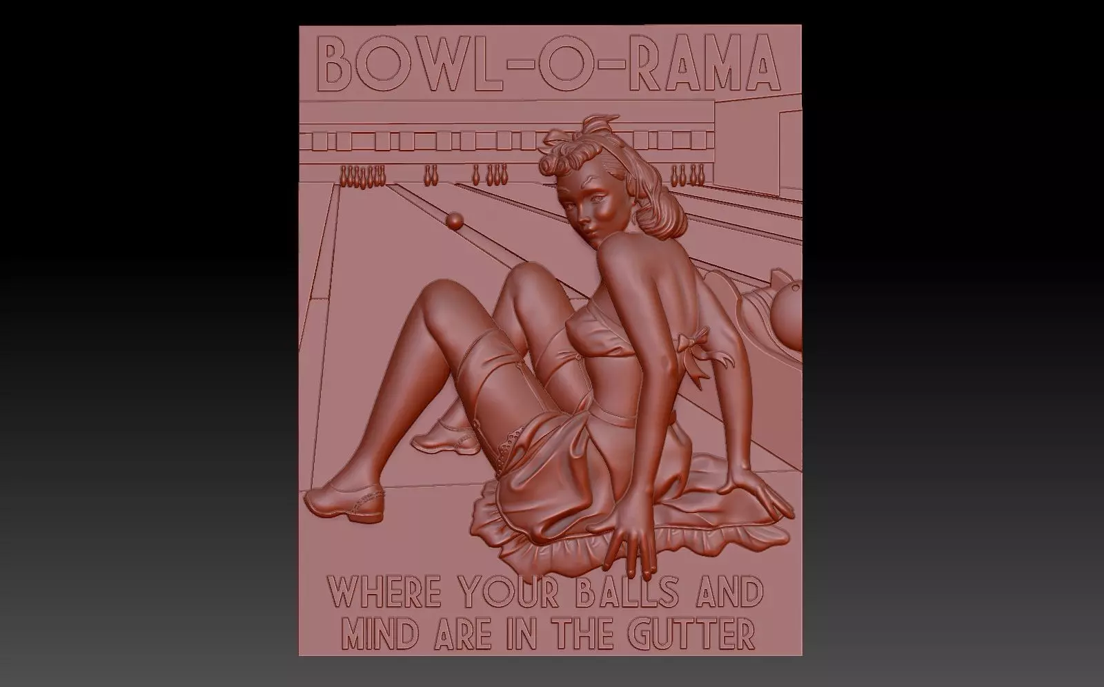 Bowling 3D print model