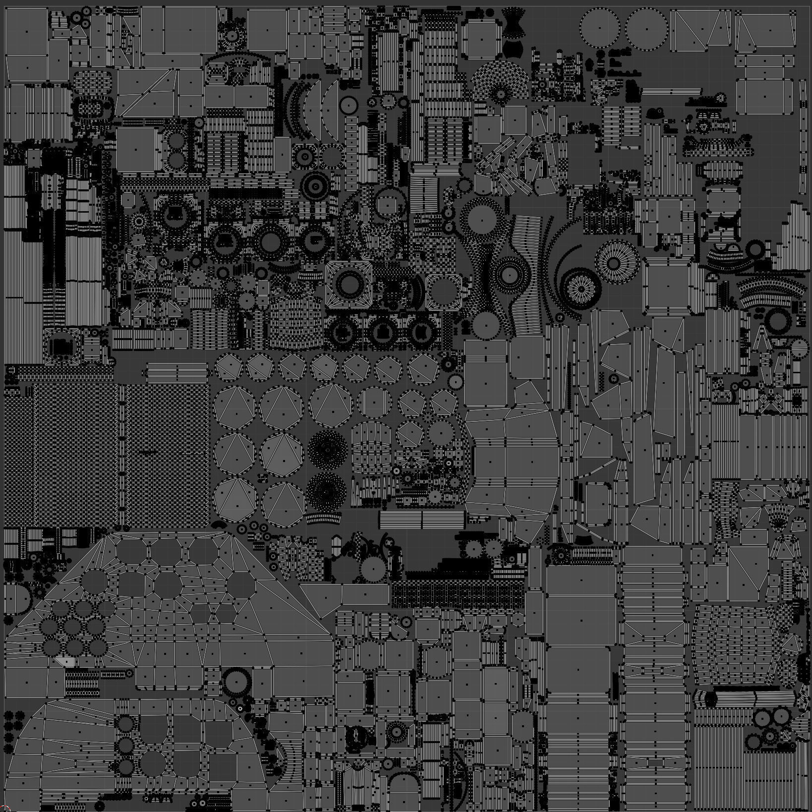 AH1G Helicopter With Cockpit Game model  Low-poly 3D model_27