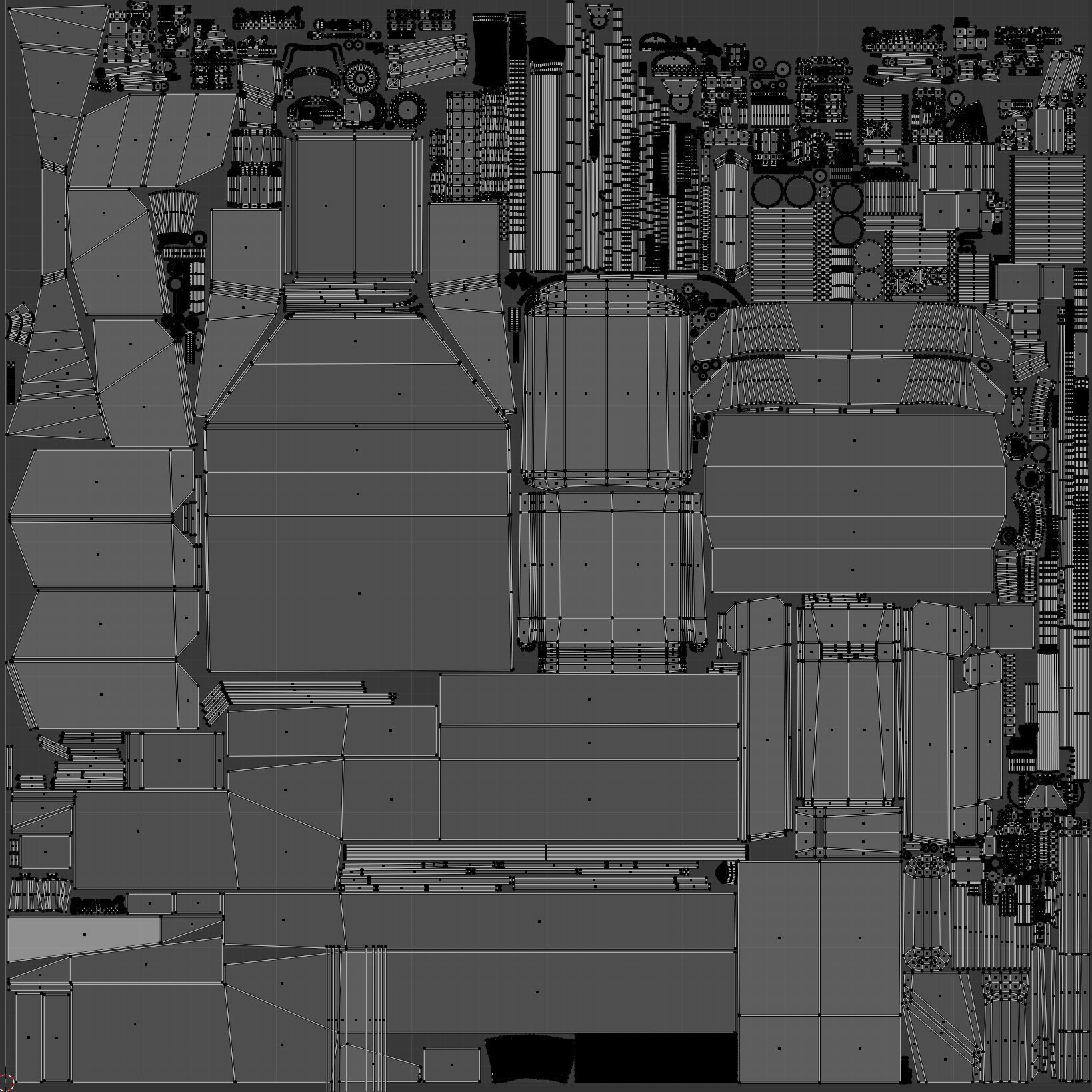 AH1G Helicopter With Cockpit Game model  Low-poly 3D model_28