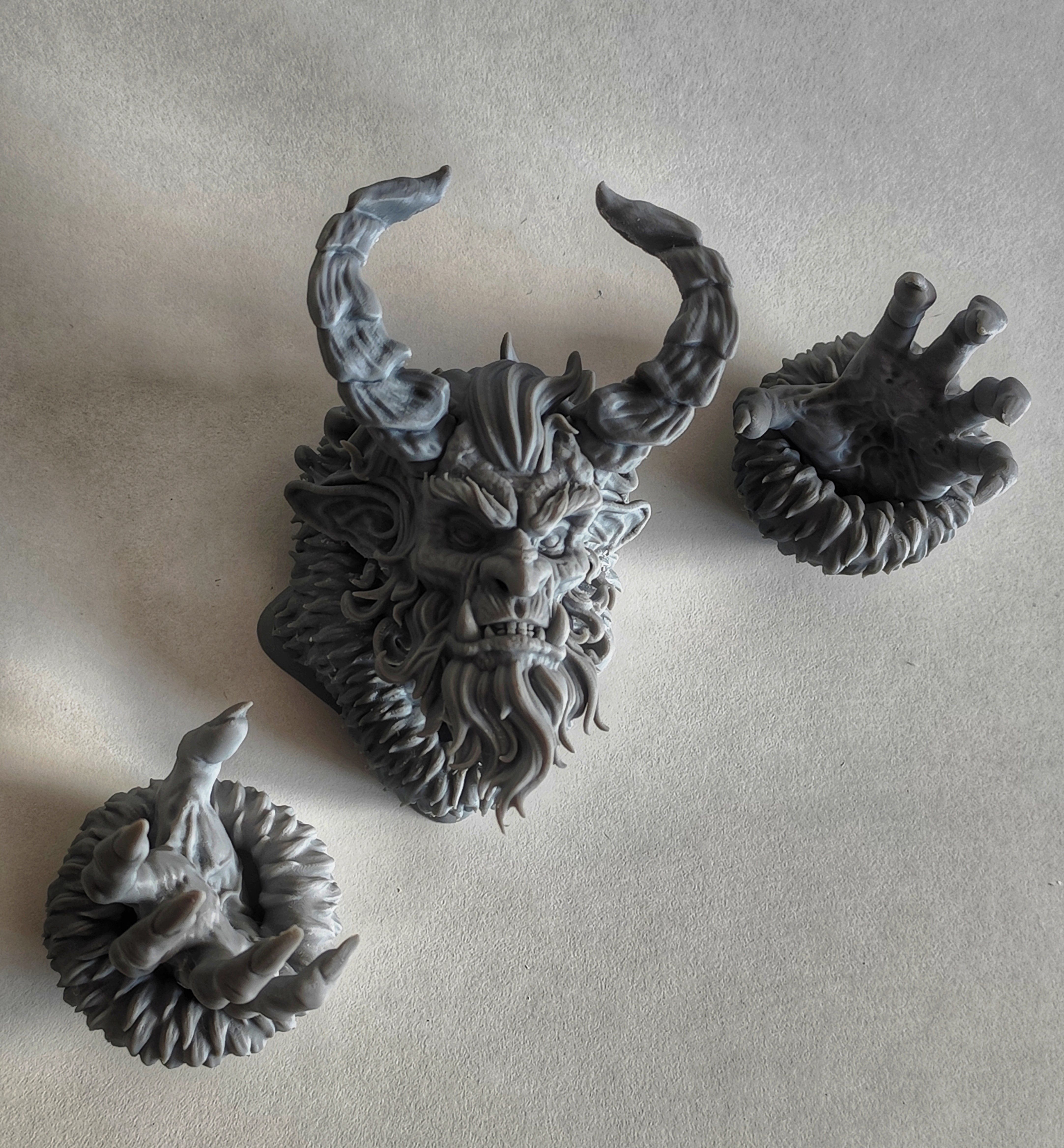 Krampus magnet on Christmas 3D print model_7