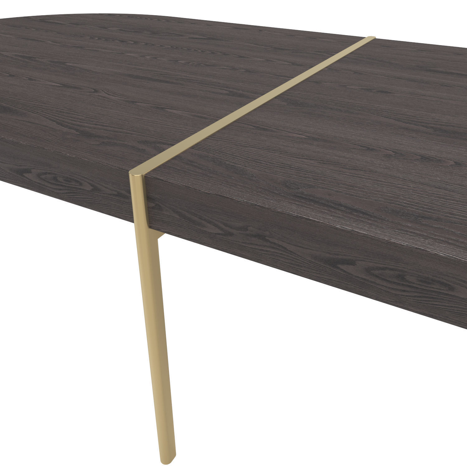 Bowie Coffee Table Oval 3D model_3