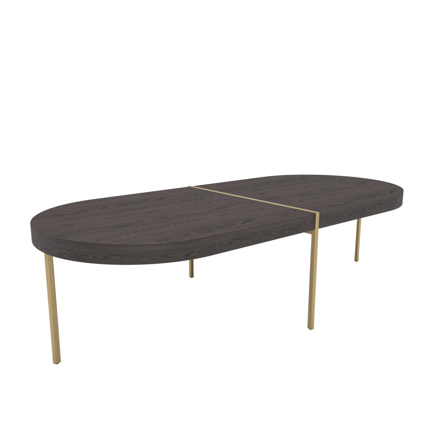 Bowie Coffee Table Oval 3D model_1