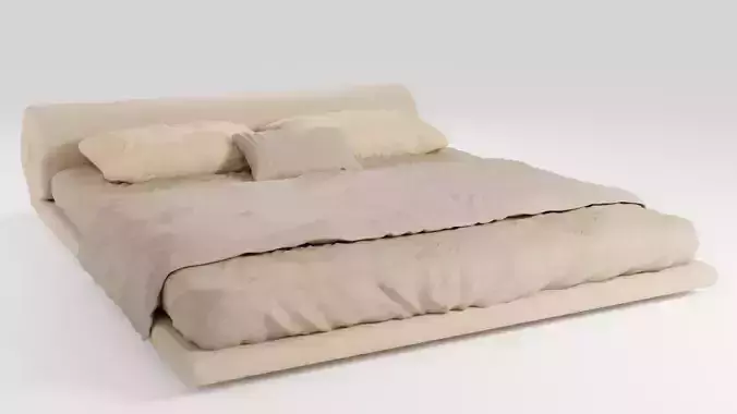 Modern bed in an unusual style