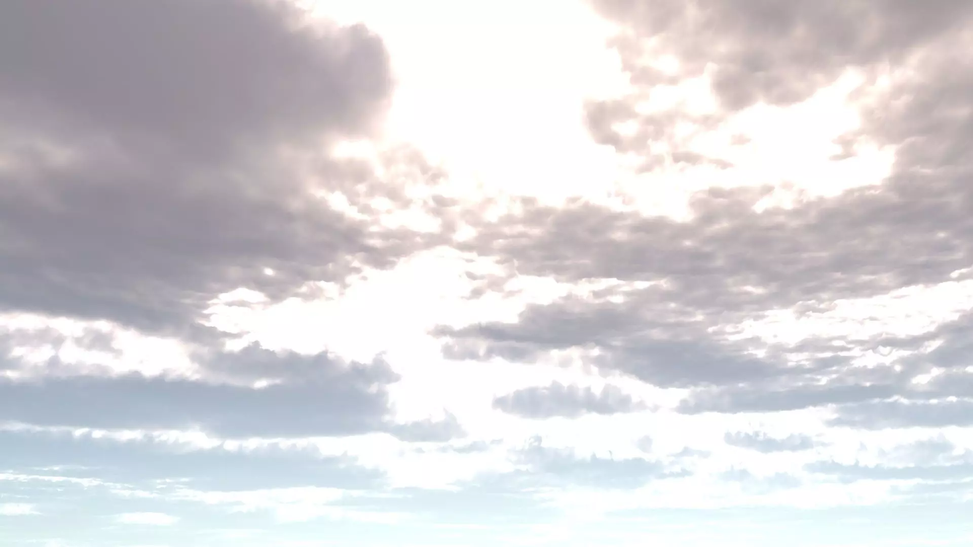 Sunny Cloudy Sky 3D model_0