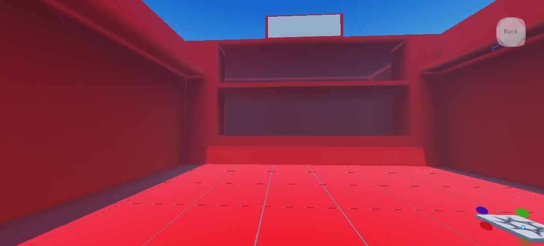 battle ground Blue VS Red Low-poly 3D model_2