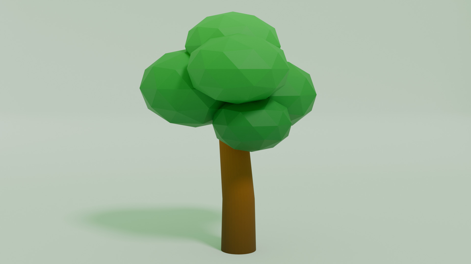 Tree Low Poly Low-poly 3D model_3