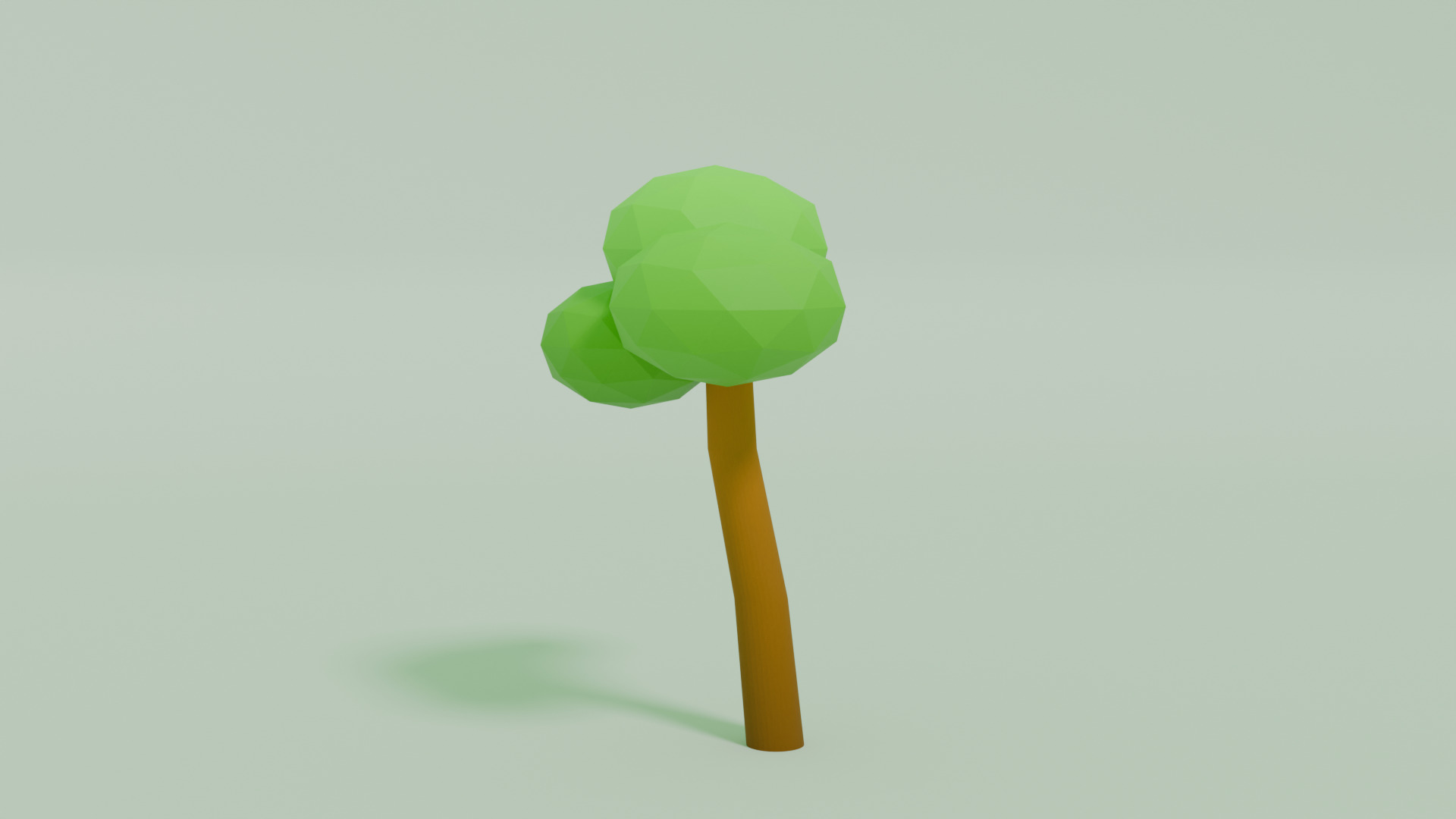 Tree Low Poly Low-poly 3D model_7