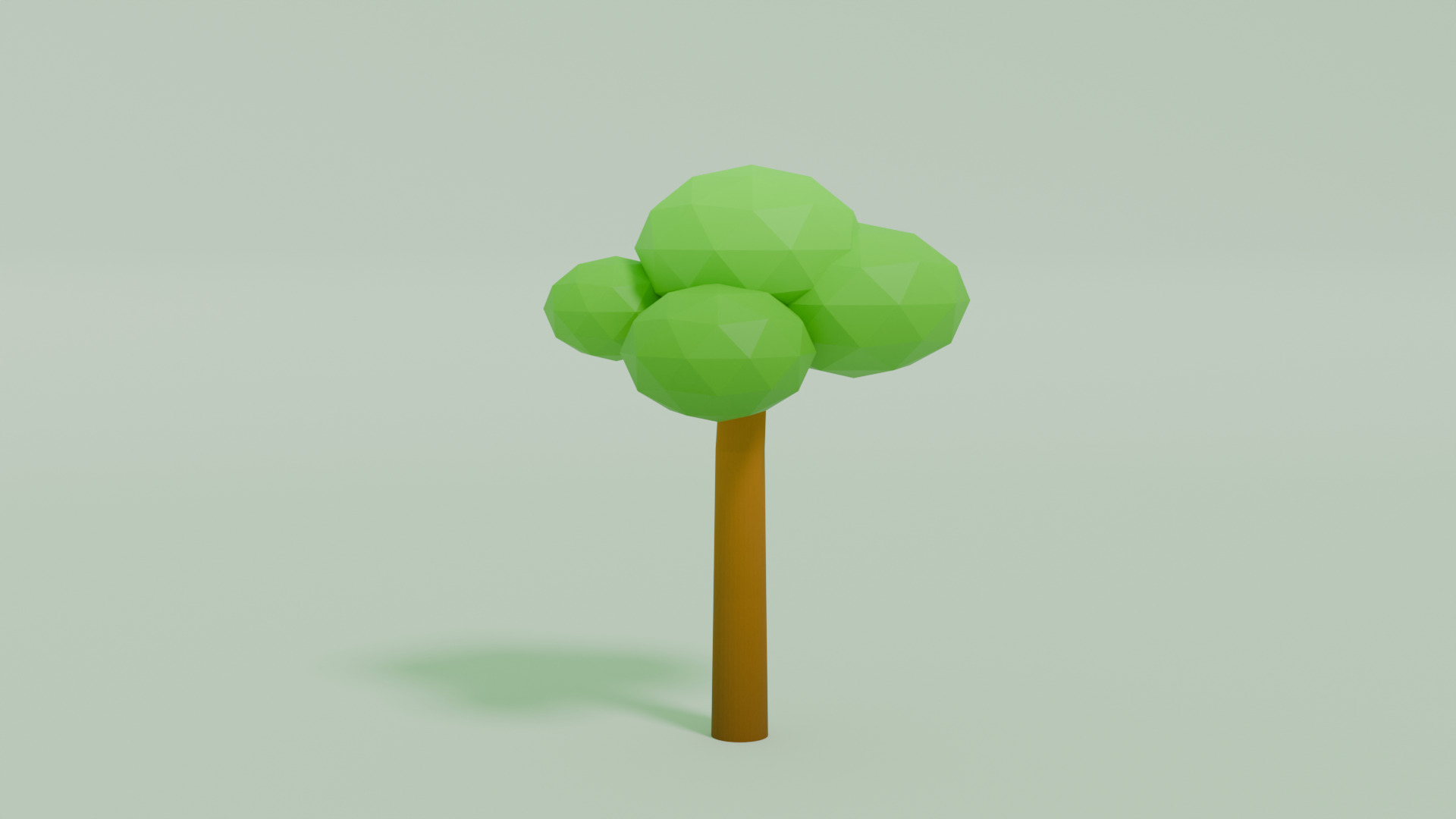 Tree Low Poly Low-poly 3D model_6