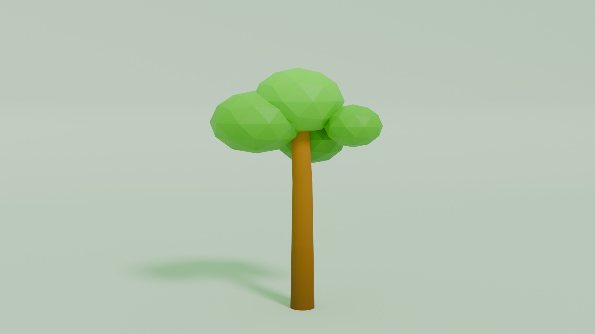 Tree Low Poly Low-poly 3D model_8