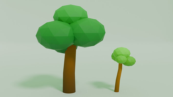 Tree Low Poly Low-poly 3D model