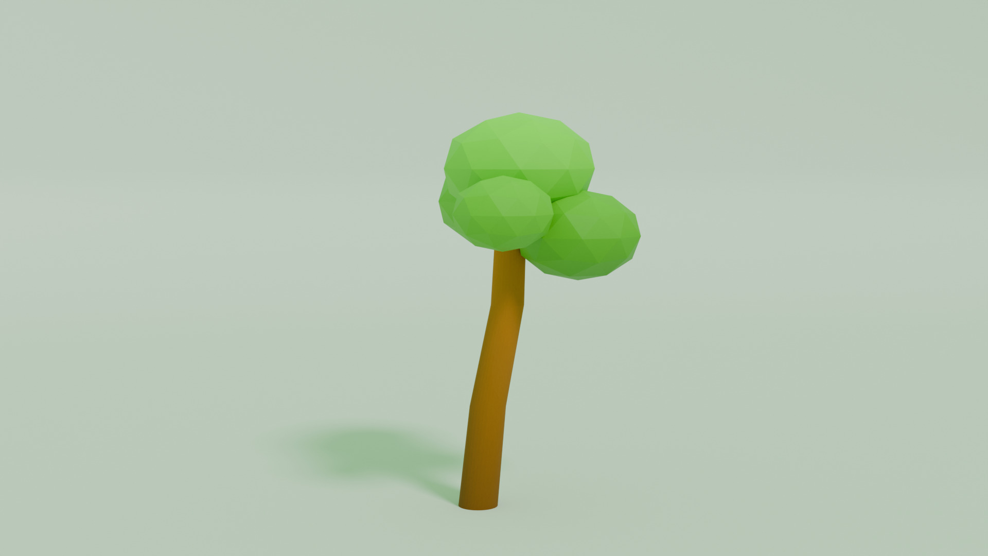 Tree Low Poly Low-poly 3D model_5