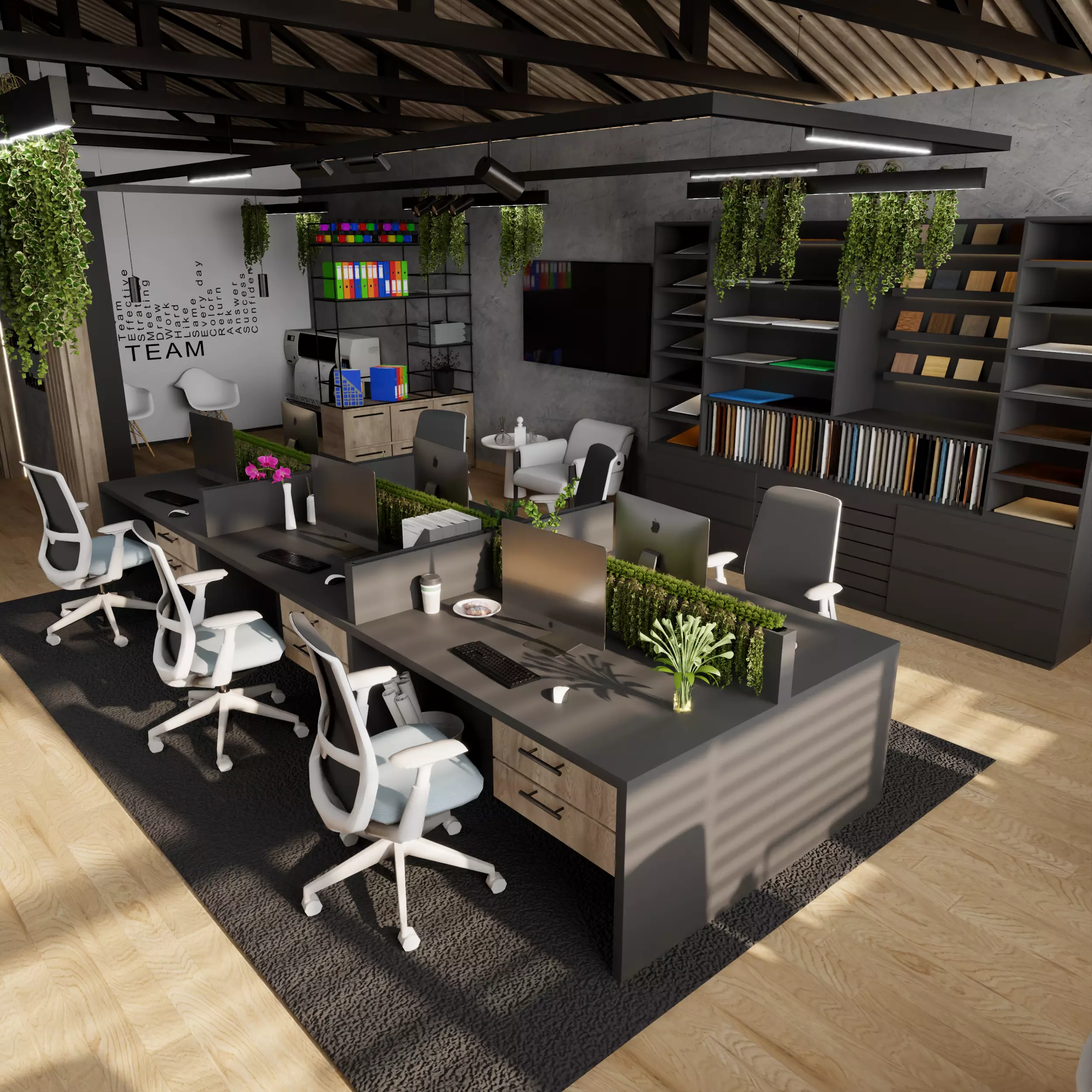 Offices project 3D model_0