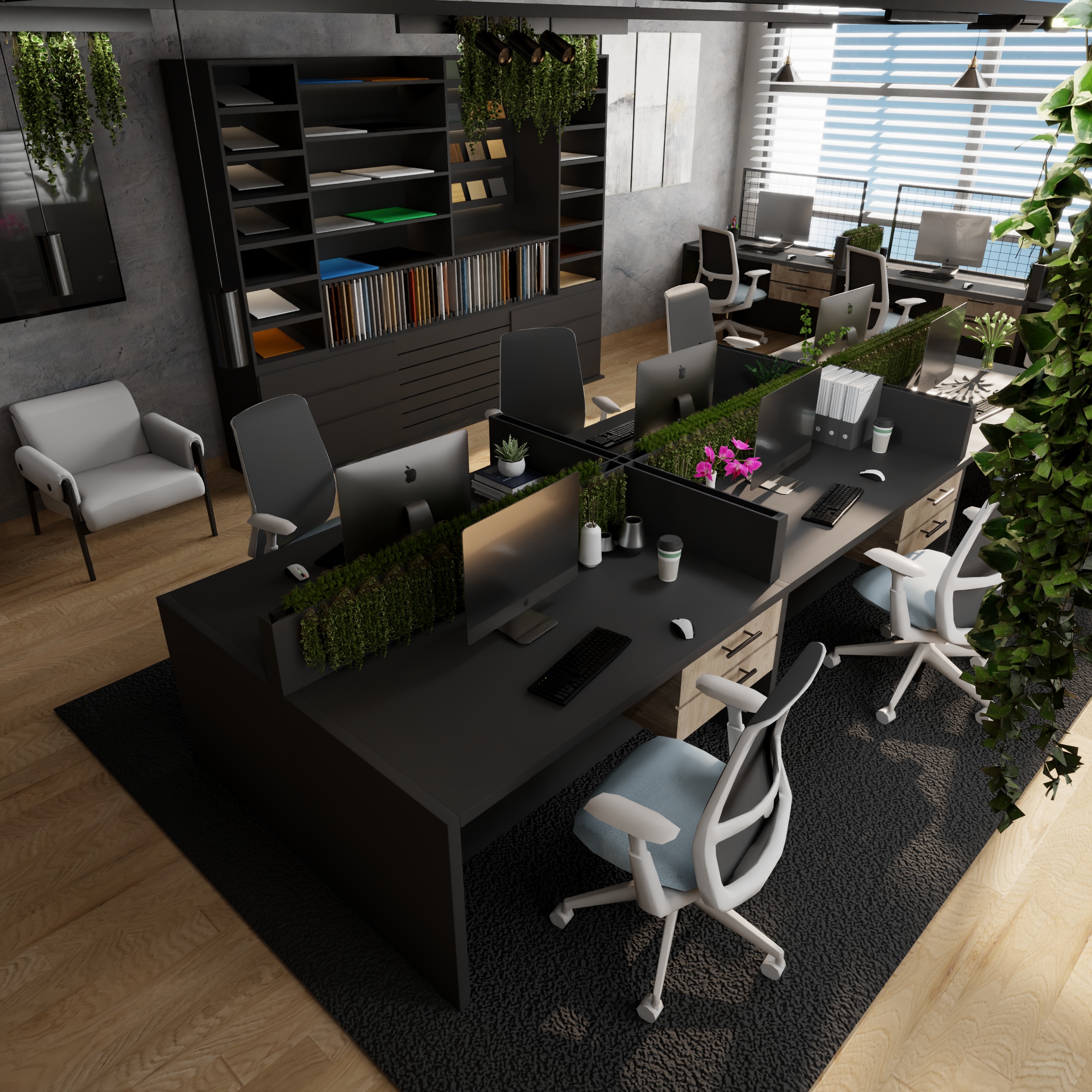Offices project 3D model_3