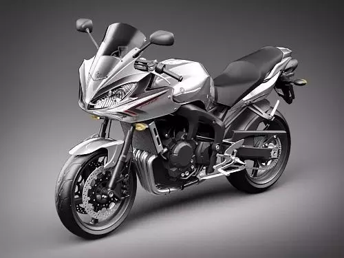 Yamaha FZ-6 Fazer 2008-2009 Motorcycle 3D Model 3D model_0