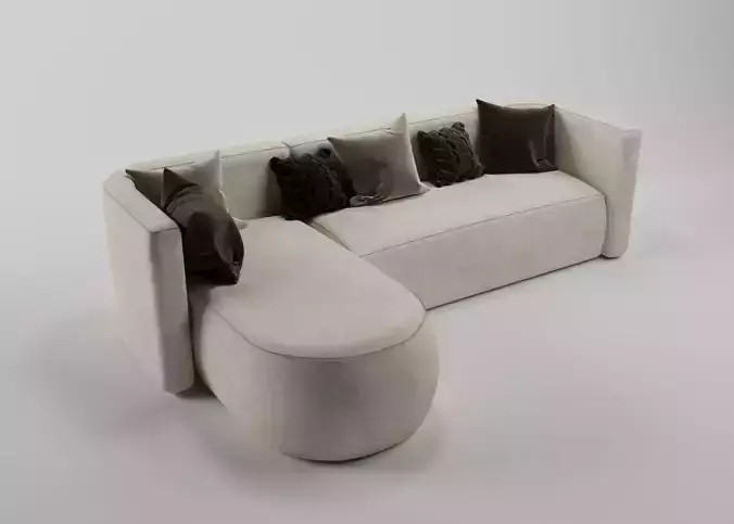 Sectional Sofa - Modern L-Shaped Comfortable Couch