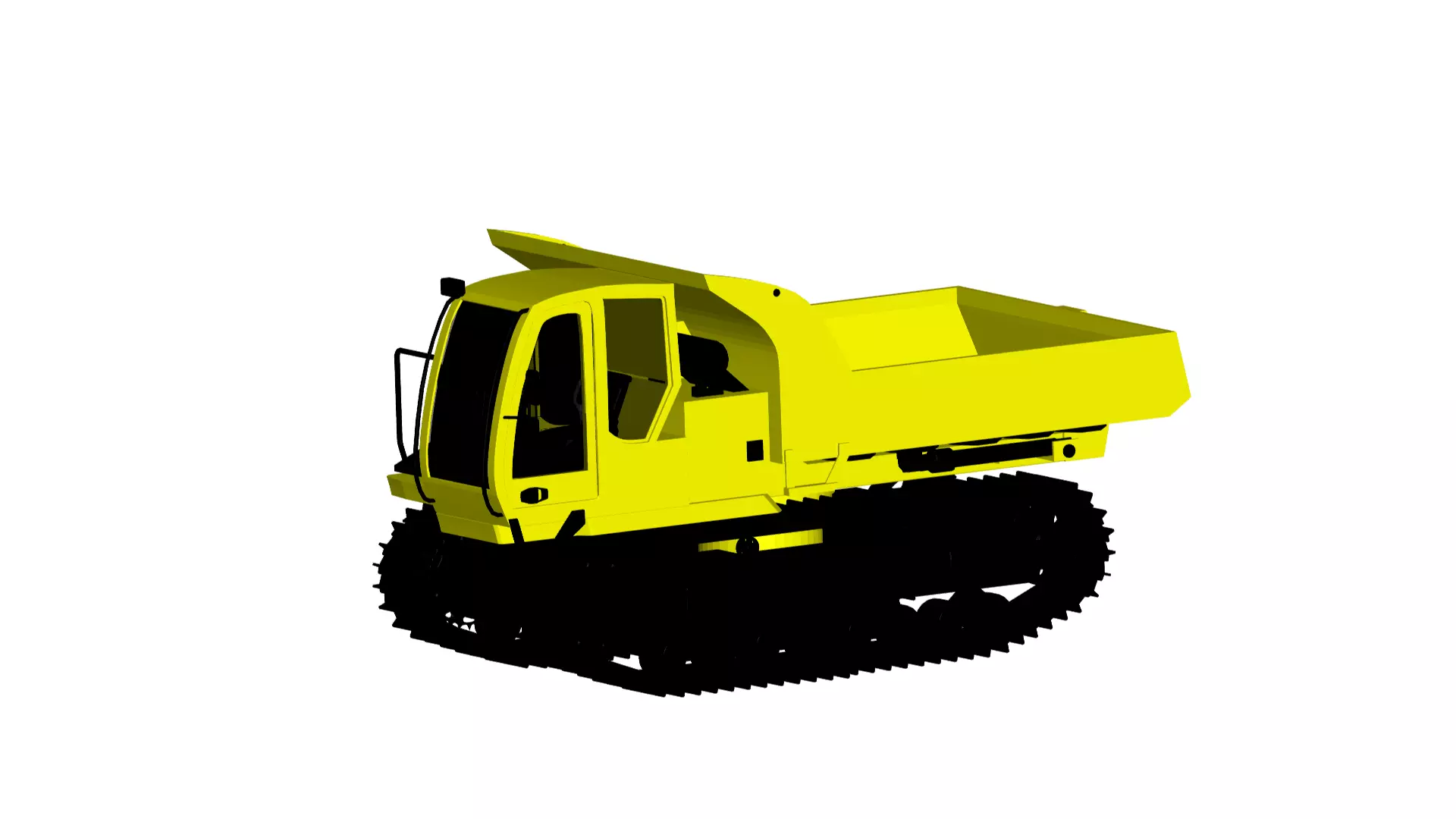 CAT Tracked Dumper 3D model