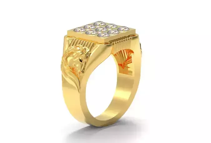 Thrilling horse ring Part 3 3D print model